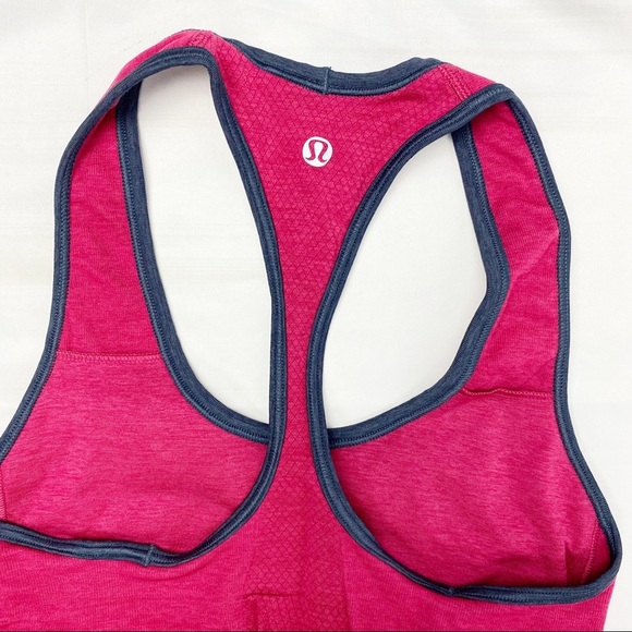 Lululemon Racerback Raspberry Top Size 4 - Picture 4 of 5